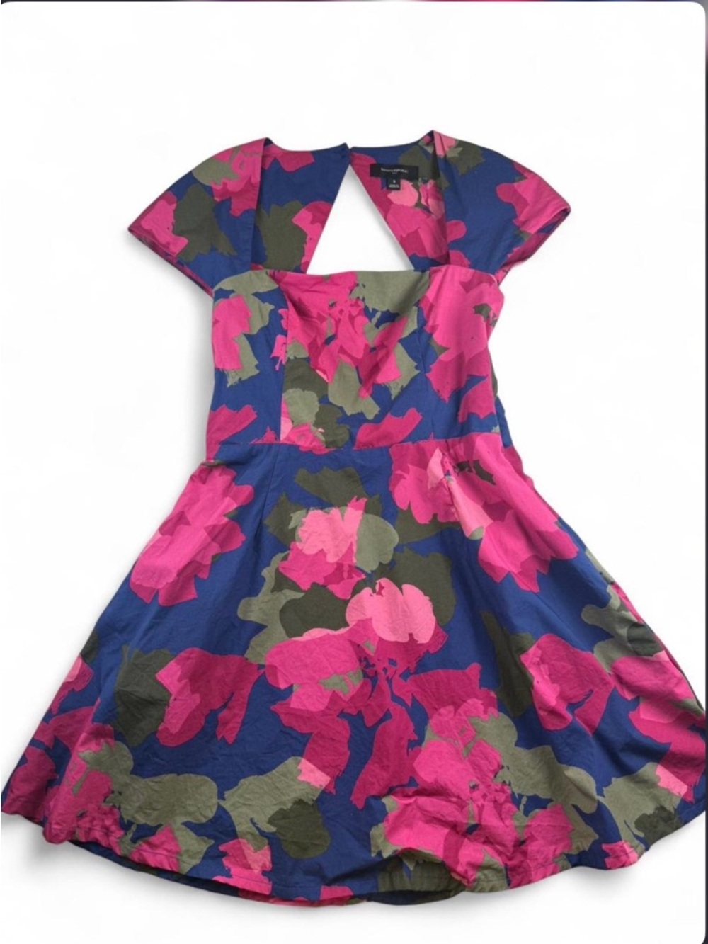 Banana Republic blue & Pink Floral Dress